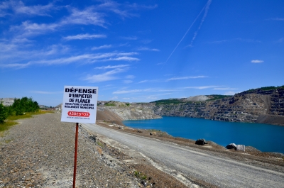 Black Lake asbestos mine in Quebec, formerly operated by ASARCO