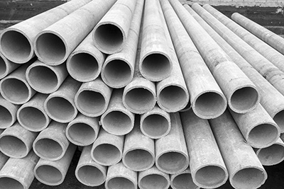 Picture of asbestos cement pipes